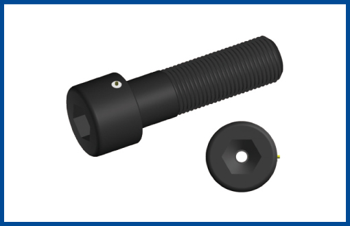 設(shè)有預(yù)緊力檢測(cè)銷(xiāo)的螺栓